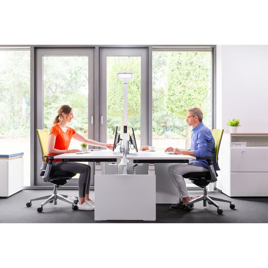 Novus CLU Duo 990+2019+000 Mounting Arm for Monitor - Silver
