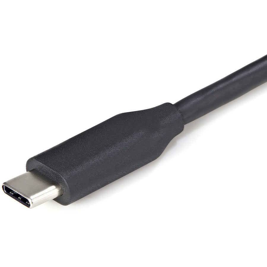 StarTech.com USB-C Hub, 4-Port USB 3.2 Gen 1, Portable, UASP Support, Black/Space Gray, 1 Each