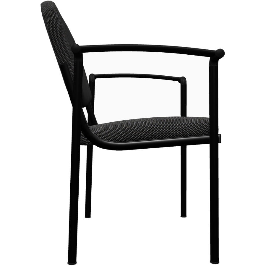 Eurotech Dakota Series Office Task Chair - Mesh Back Material - Steel Frame Material - Four-legged Base - Castillo Breezy - Armrest - 1 Each
