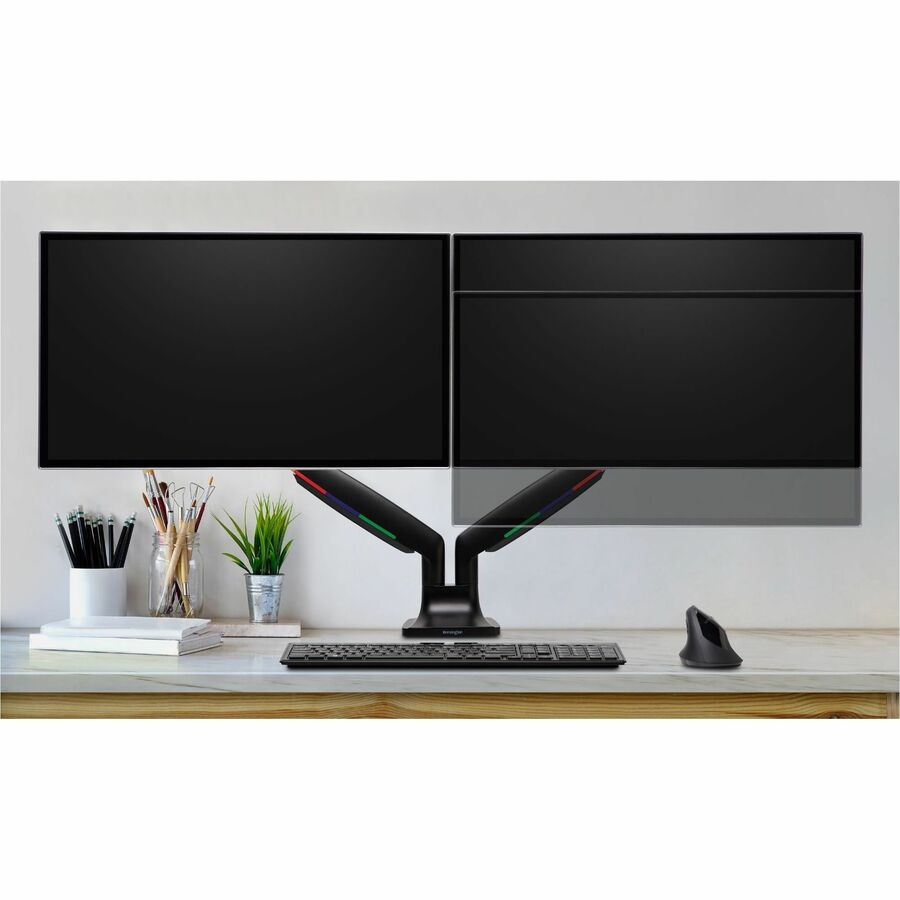 Kensington SmartFit Mounting Arm for Monitor, Flat Panel Display, Curved Screen Display - Black