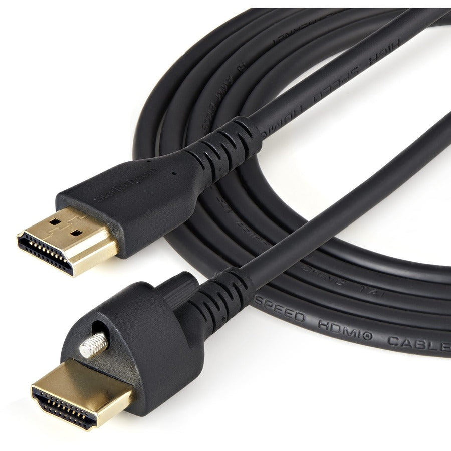 StarTech.com 2m/6ft HDMI Cable with Locking Screw - 4K 60Hz HDMI 2.0 Cable
