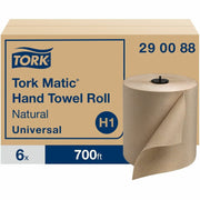 1 Ply - 7.68" Width x 700 ft Length - 884 Sheets/Roll - Nature - Paper - 6 / Carton