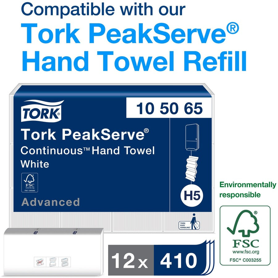 1230 x Towel - 19.3" Height x 14.4" Width x 4" Depth - Plastic - Black - 1 Carton