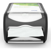 5.7" Height x 7.5" Width x 12.1" Depth - Plastic - Licorice - Hygienic, Durable, Easy to Clean, Window - 1 Each
