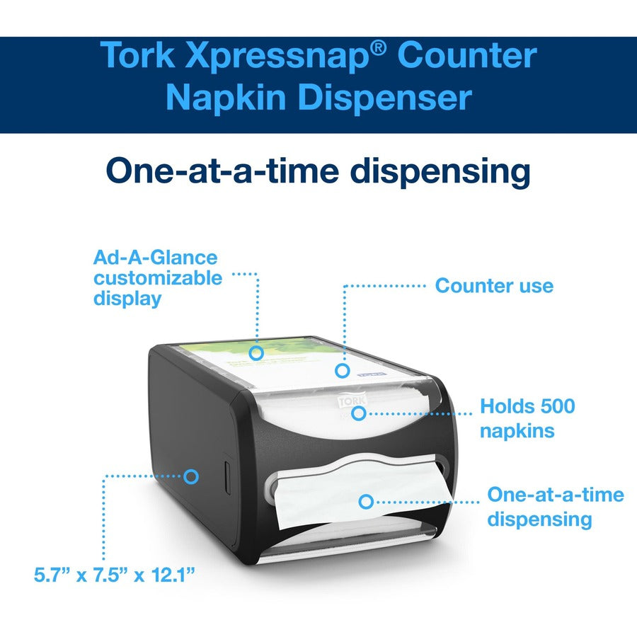 5.7" Height x 7.5" Width x 12.1" Depth - Plastic - Licorice - Hygienic, Durable, Easy to Clean, Window - 1 Each