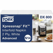 2 Ply - Interfolded - 6.50" Width x 8.39" Length - White - Fiber - 120/Pack - 36 / Carton
