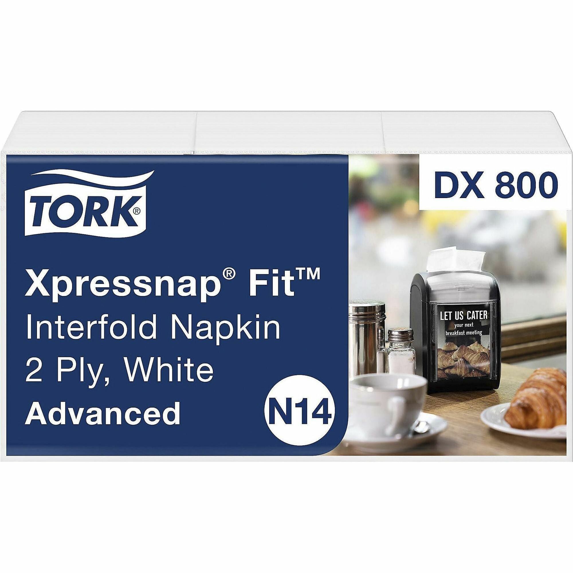 2 Ply - Interfolded - 6.50" Width x 8.39" Length - White - Fiber - 120/Pack - 36 / Carton