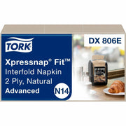 2 Ply - Interfolded - 6.50" Width x 8.39" Length - Natural - Paper, Fiber - 120/Pack - 36 / Carton