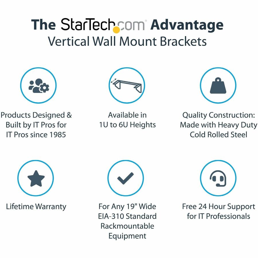 StarTech.com Vertical Wall Mount Bracket