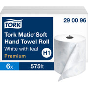 2 Ply - 7.25" Roll Diameter - 1 33/64" Core - White - 6 Roll