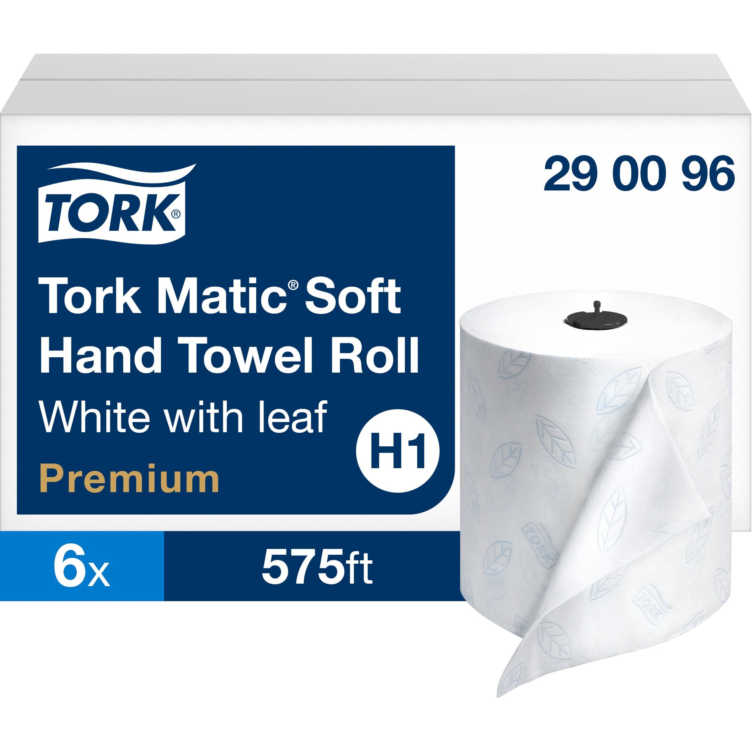 2 Ply - 7.25" Roll Diameter - 1 33/64" Core - White - 6 Roll