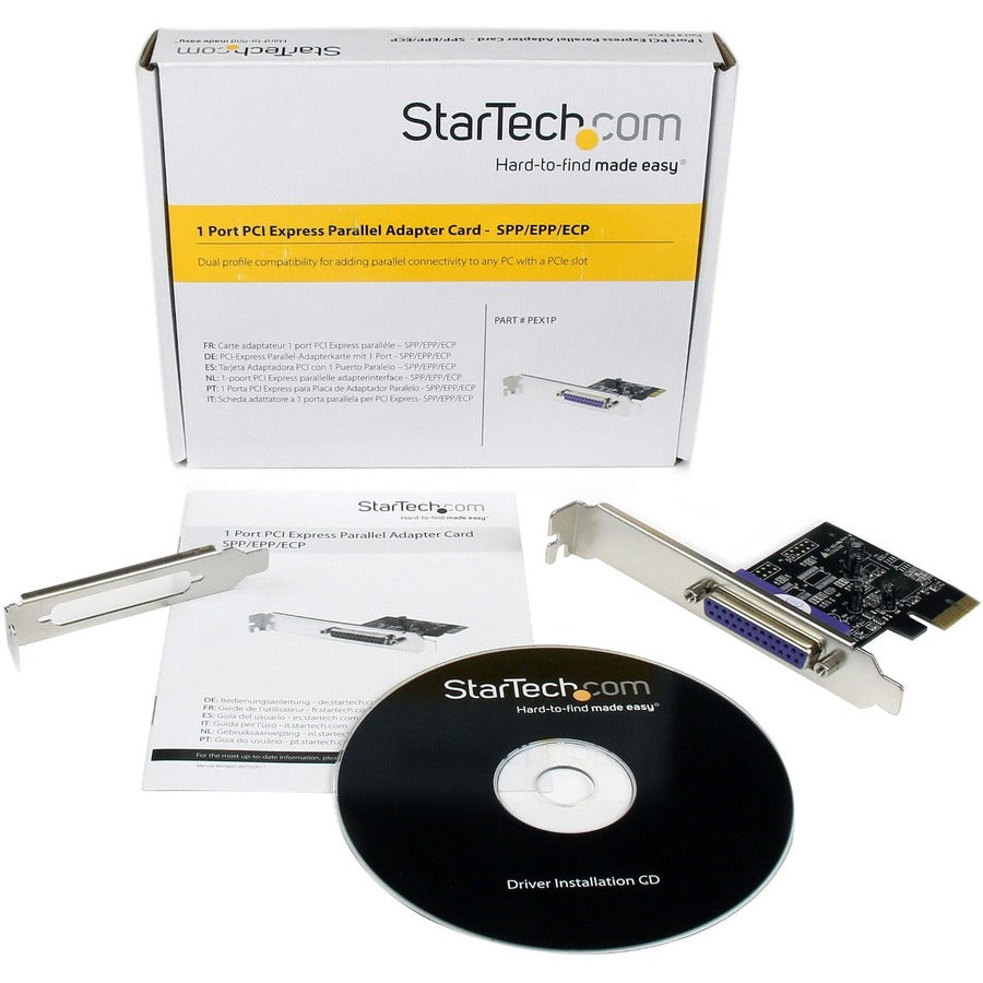 StarTech.com 1-Port Parallel PCIe Card