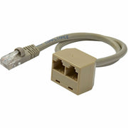 StarTech.com 2-to-1 RJ45 Splitter Cable Adapter - Network splitter - RJ-45 (M) - RJ-45 (F)