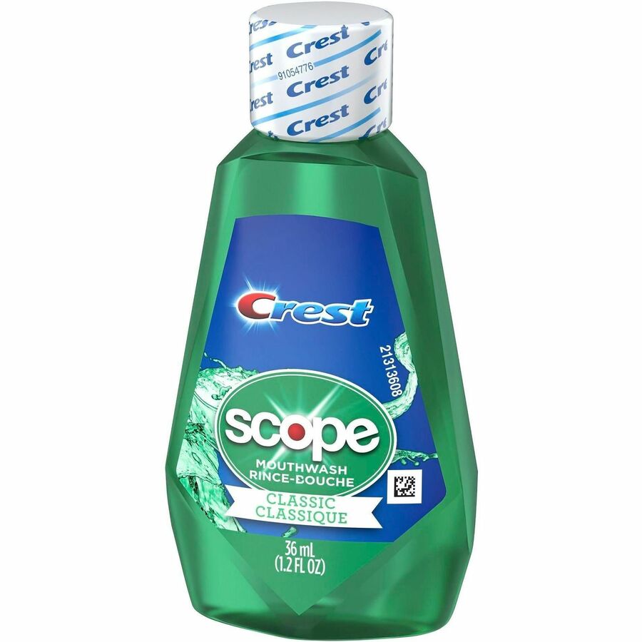 Crest Scope Classic Mouthwash - For Bad Breath - Mint - 1.20 fl oz - 180 / Carton