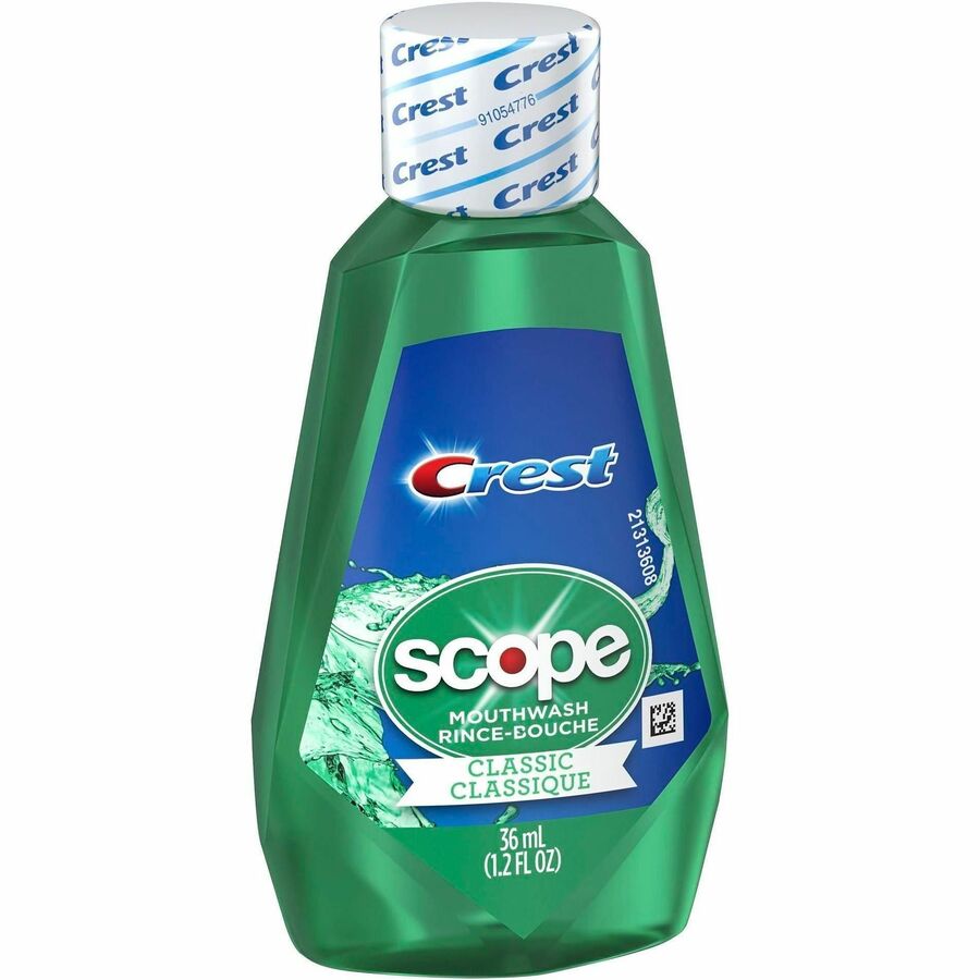 Crest Scope Classic Mouthwash - For Bad Breath - Mint - 1.20 fl oz - 180 / Carton