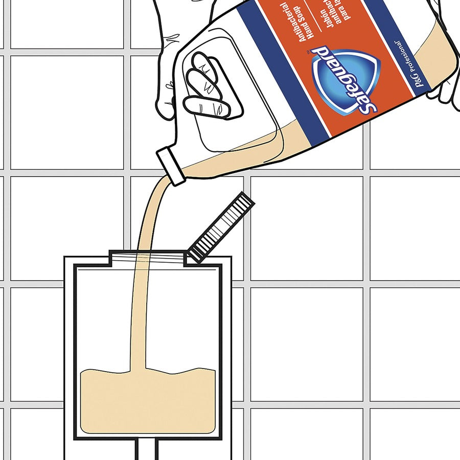 1 gal - Bacteria Remover, Dirt Remover, Kill Germs - Hand - Moisturizing - Antibacterial - Peach - Rich Lather - 1 Carton