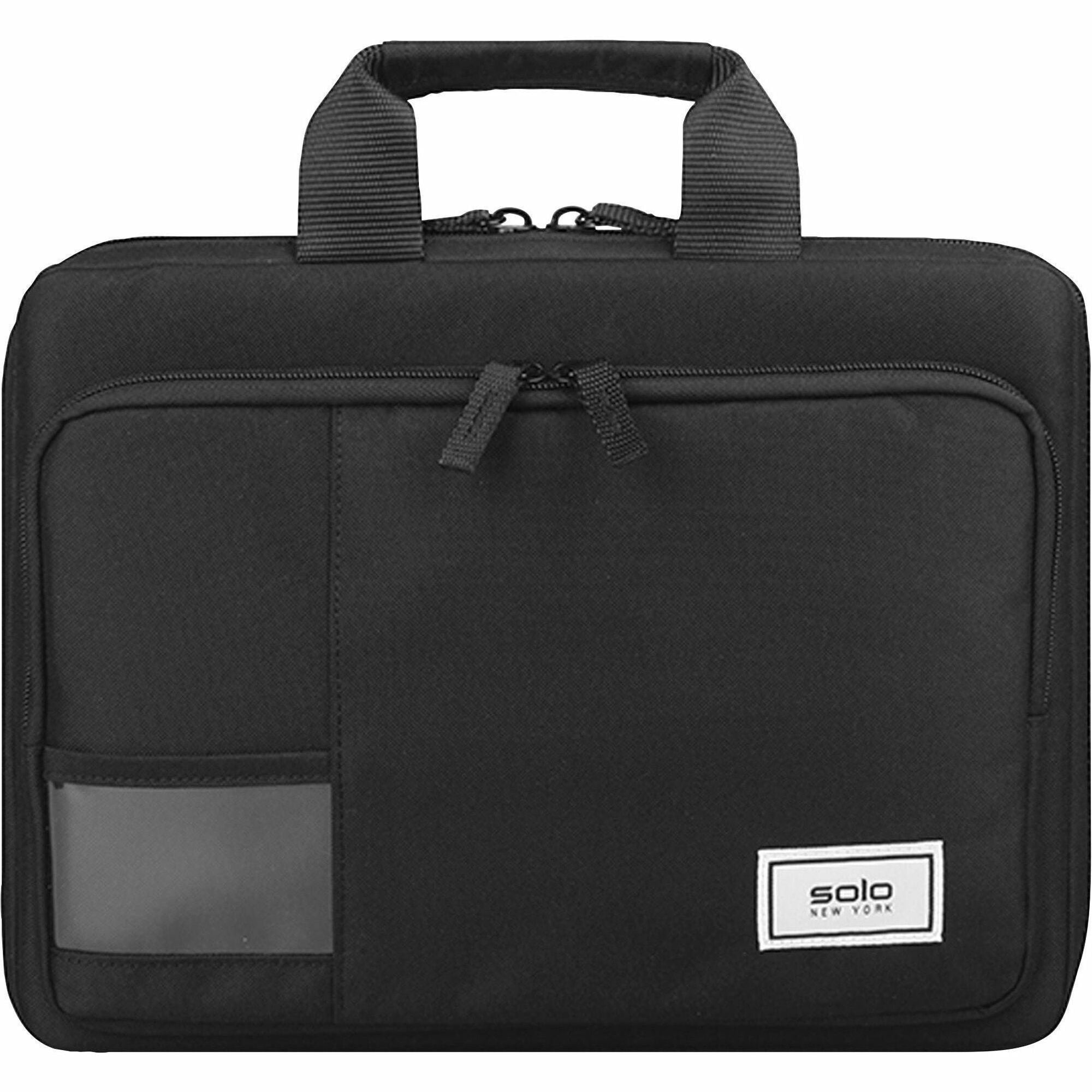 Solo Carrying Case for 13.3" Chromebook, Notebook - Black