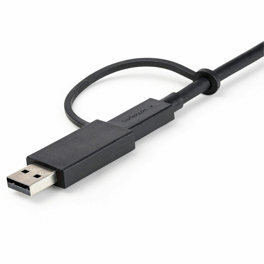StarTech.com 3ft USB-C Cable with USB-A Adapter - 2-in-1 Hybrid Dock Cable