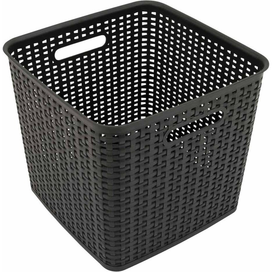 Sturdy, Easy to Clean, Handle - Black - Plastic - 2 Pack