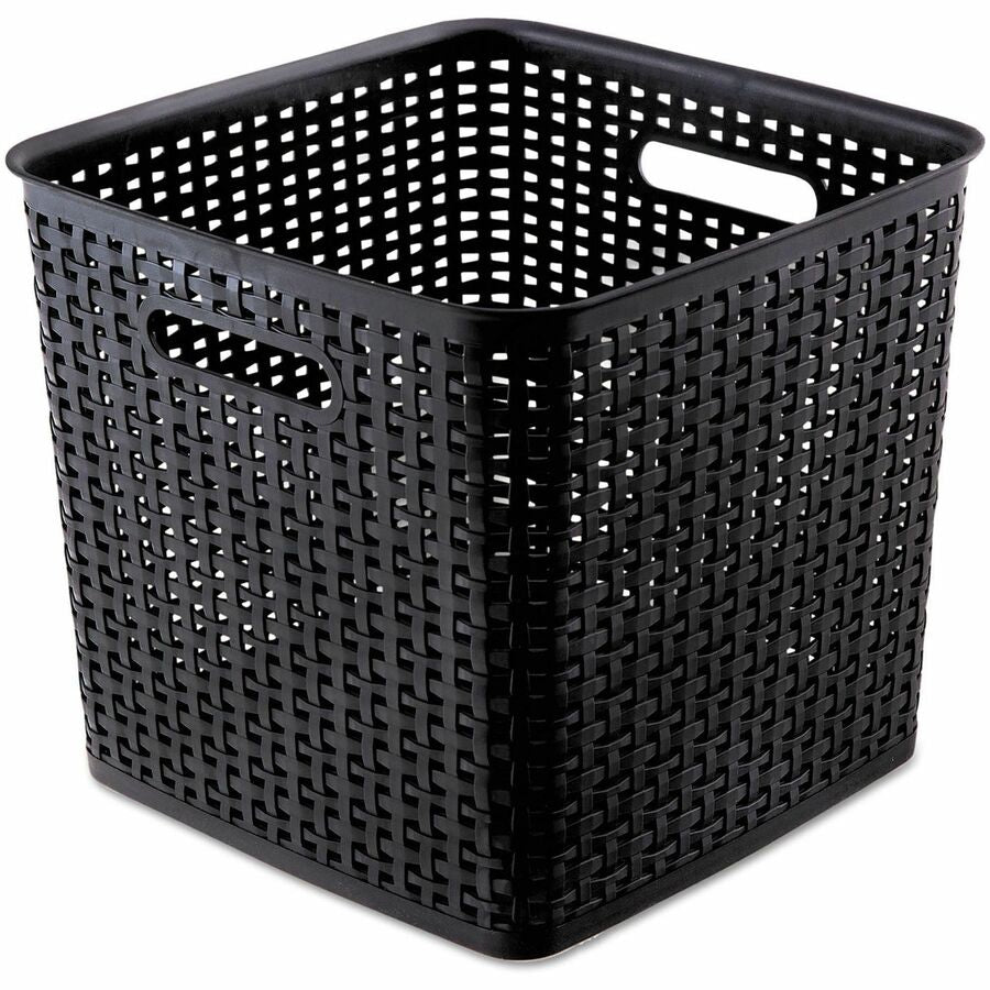 Sturdy, Easy to Clean, Handle - Black - Plastic - 2 Pack