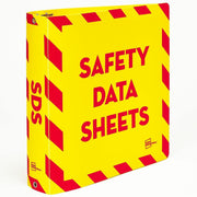 Avery UltraDuty Ring Binder, Letter Size, 8.5" x 11", 530 Sheet Capacity, 3 Slant Rings, 3-1/10" Spine, Polypropylene, Yellow/Red, 1 Each