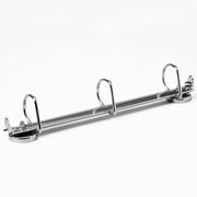 1 1/2" Binder Capacity - 8 1/2" x 11" Sheet Size - 375 Sheet Capacity - 3 Ring(s) - Fastener(s): Slant Ring - Pocket(s): 0 - Metal - Silver - Wrinkle-free - 1 Each