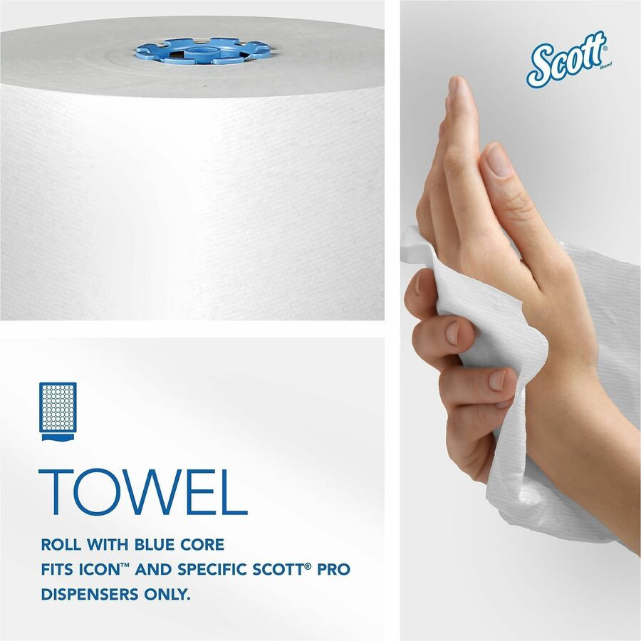 1 Ply - 900 ft Length - 1 3/4" Core - WhiteCase - 5400/Case - 6 / Case