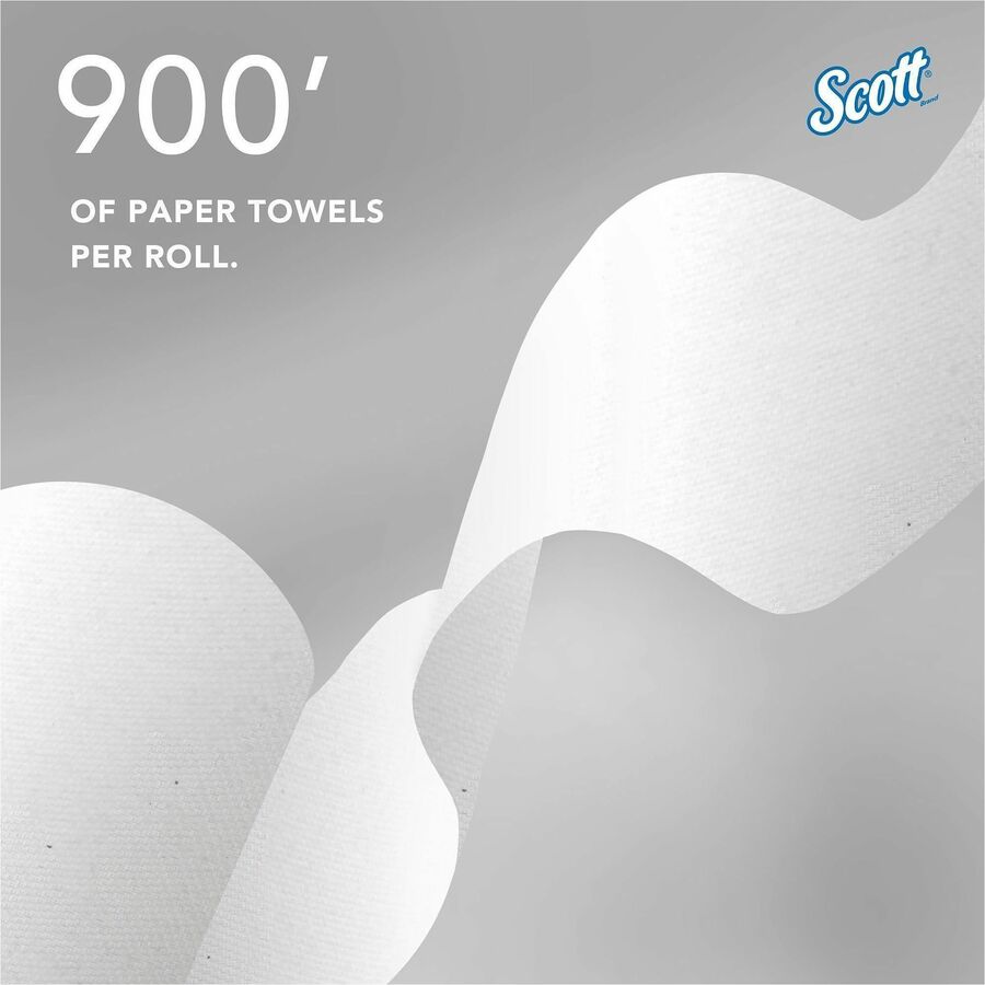 1 Ply - 900 ft Length - 1 3/4" Core - WhiteCase - 5400/Case - 6 / Case