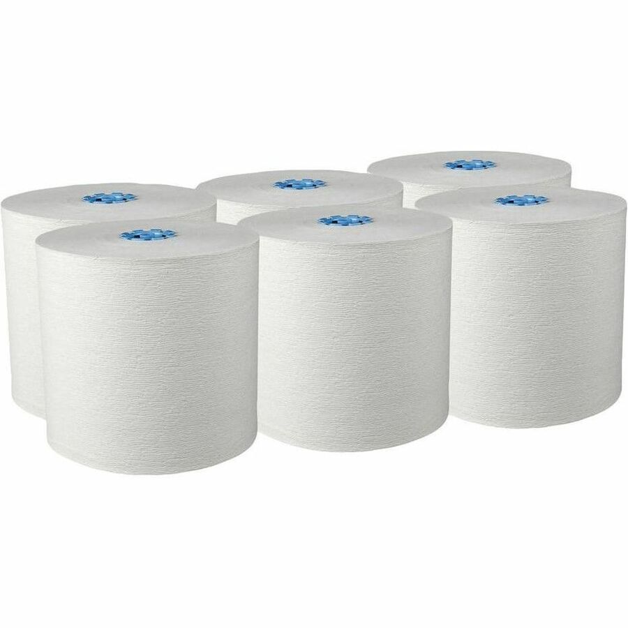 1 Ply - 7.50" Width x 700 ft Length - 1 3/4" Core - White - Paper - 6 / Case
