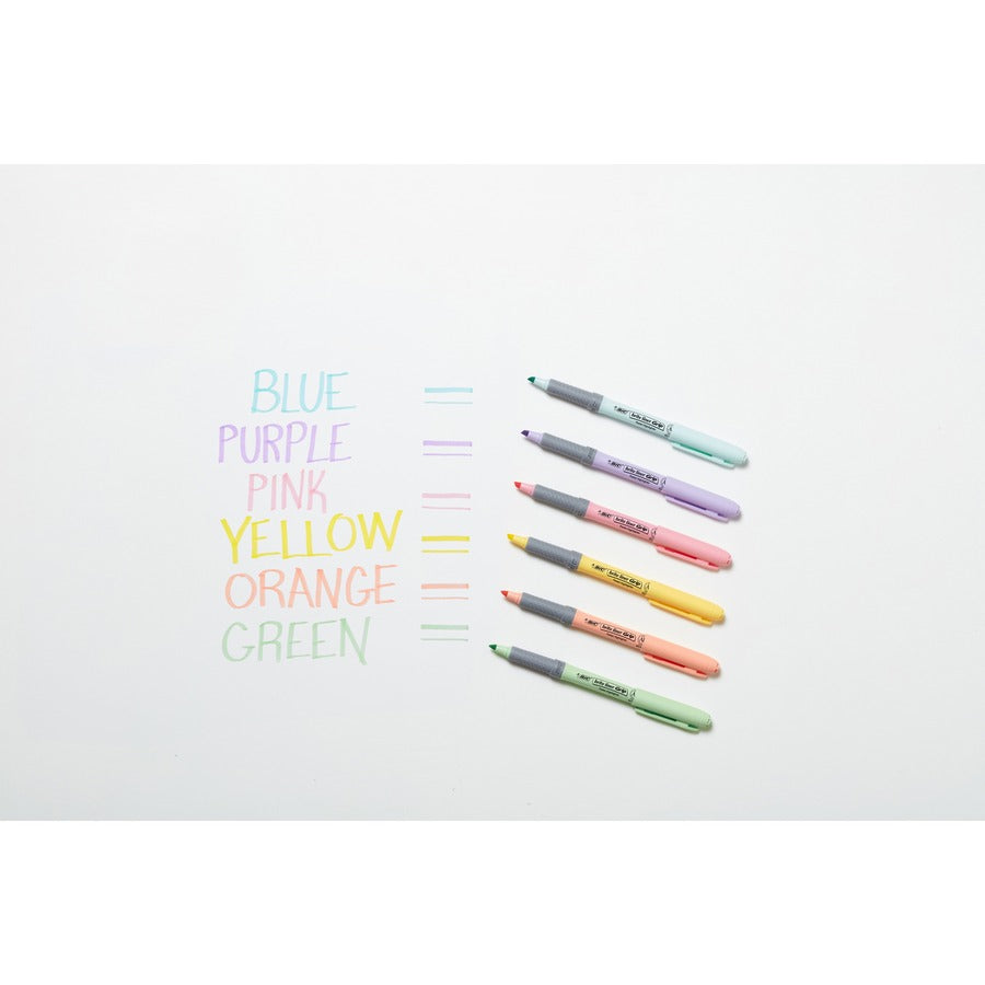 1.6 mm Chisel Marker Point - Assorted Ink - 6 Pack
