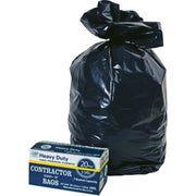 50" Length x 32" Width x 3 mil (76 Micron) Thickness - Black - Waste Disposal - 20 / Carton