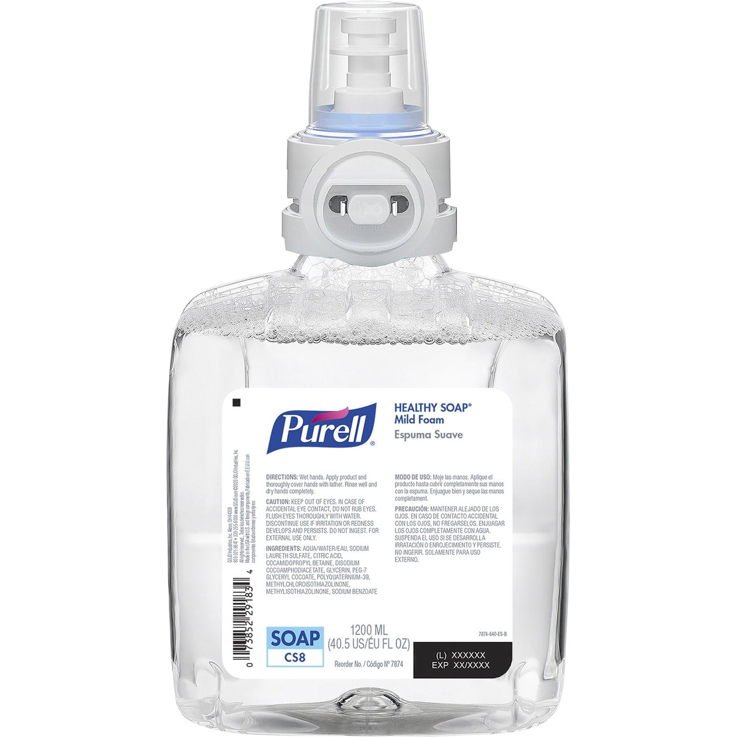 Fresh Fruit Scent - 1.27 quart - Dirt Remover, Kill Germs - Hand, Skin - Moisturizing - Dye-free, Fragrance-free, Bio-based - 2 / Carton