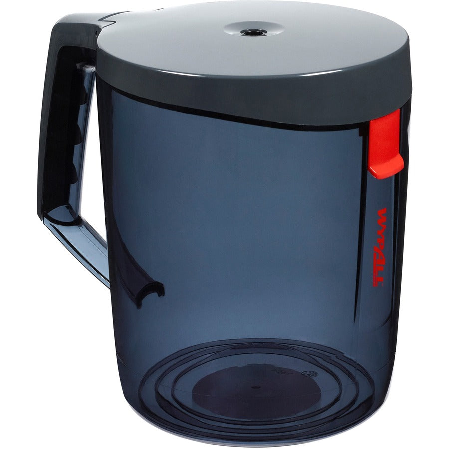Roll, Center Pull - Plastic - Black - Hygienic, Portable, Wall Mountable, Handle - 1 Each