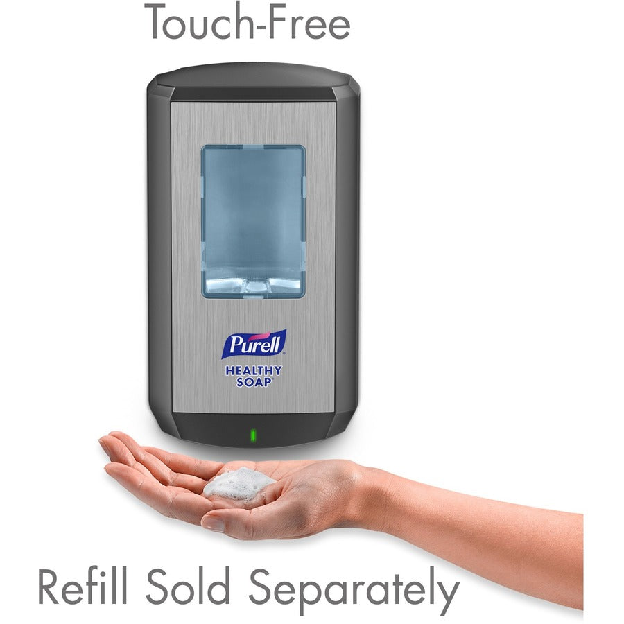 PURELL&reg; CS6 Soap Dispenser - Automatic - 1.27 quart Capacity - Support 4 x C Battery - Site Window, Wall Mountable, Durable - Gray - 1 Carton