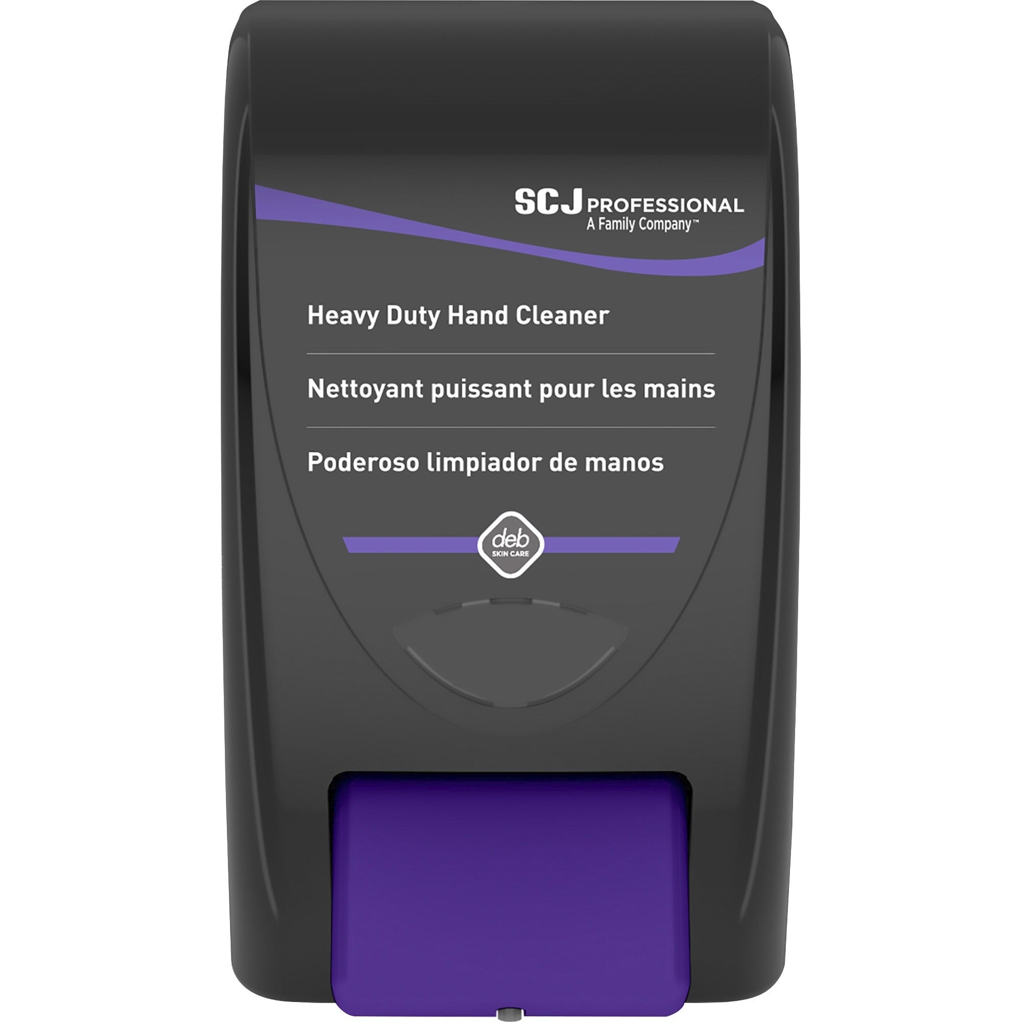 SC Johnson Hand Soap 2000 Manual Dispenser - Manual - 2.11 quart Capacity - Durable, Antimicrobial, Locking Mechanism, Site Window - Black - 1 Each