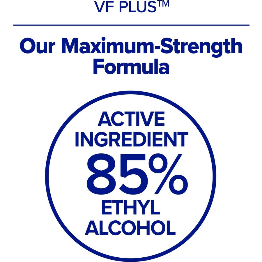 PURELL&reg; VF PLUS Hand Sanitizer Gel Refill - Clean Scent - 1.27 quart - Kill Germs, Bacteria Remover - Hand, Restaurant, Cruise Ship - Quick Drying, Fragrance-free, Dye-free, Hygienic - 1 Carton