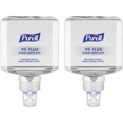 PURELL&reg; VF PLUS Hand Sanitizer Gel Refill - 1.27 quart - Kill Germs, Bacteria Remover - Restaurant, Cruise Ship, Hand - Quick Drying, Fragrance-free, Dye-free, Hygienic - 2 / Carton