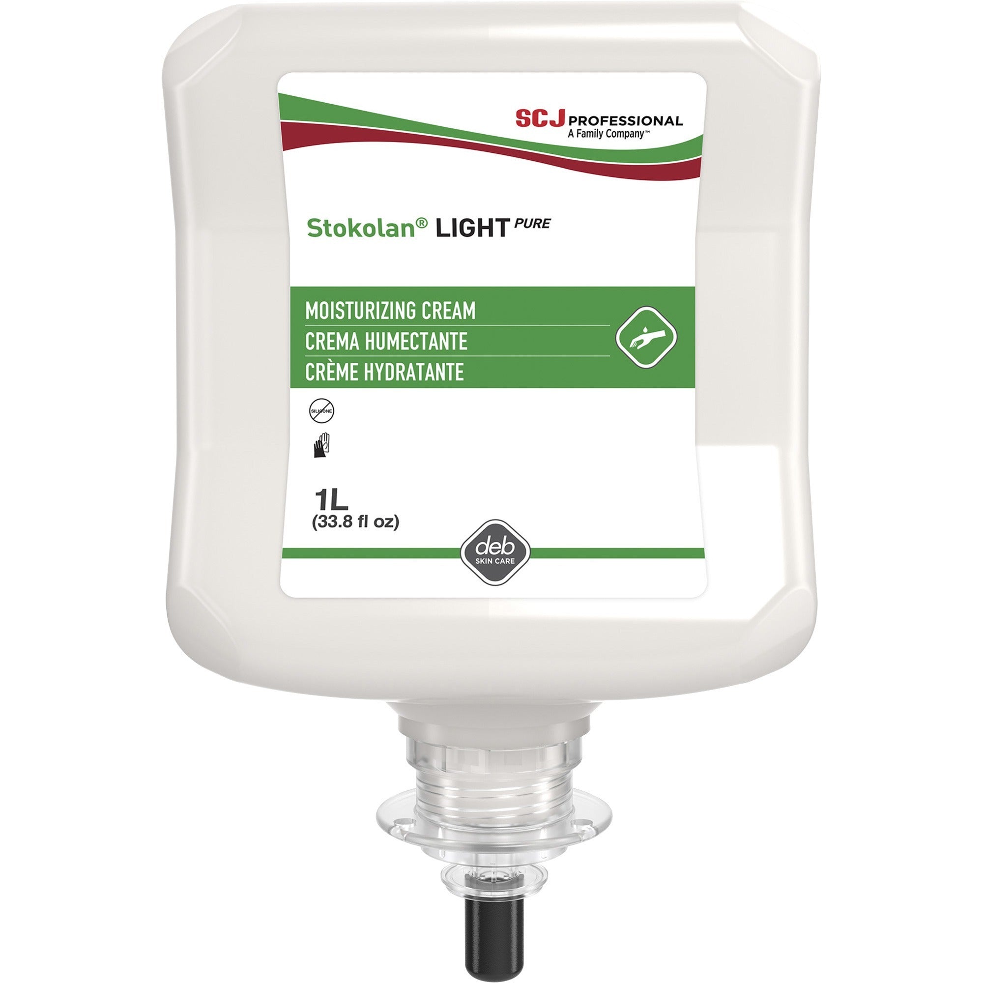 Cream - 1.06 quart - For Dry, Sensitive Skin - Healthcare Working, Hospitality, Industrial, Office & Commercial Facilities - Non-greasy, Dye-free, Silicon-free, Fragrance-free, Moisturising - 6 / Carton