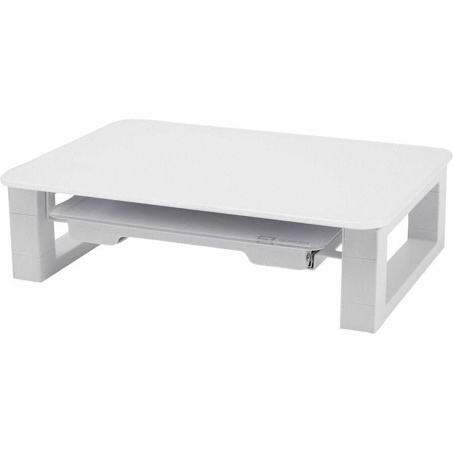 100 lb Load Capacity - 5" Height x 10" Width - Desktop - White