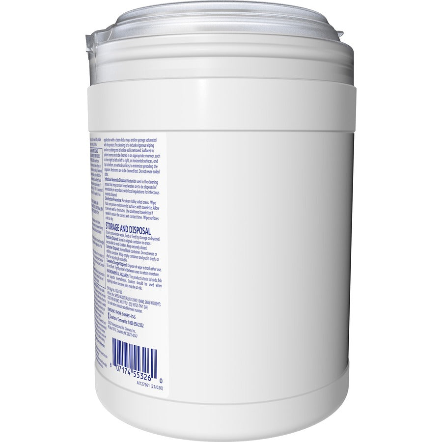 Ready-To-Use - 28.80 oz (1.80 lb) - Virucidal, Bactericide, Tuberculocide, Fungicide, VOC-free, Fragrance-free, NPE-free, Color-free, Disinfectant, Non-irritating - 160/Tub - 4 / Carton