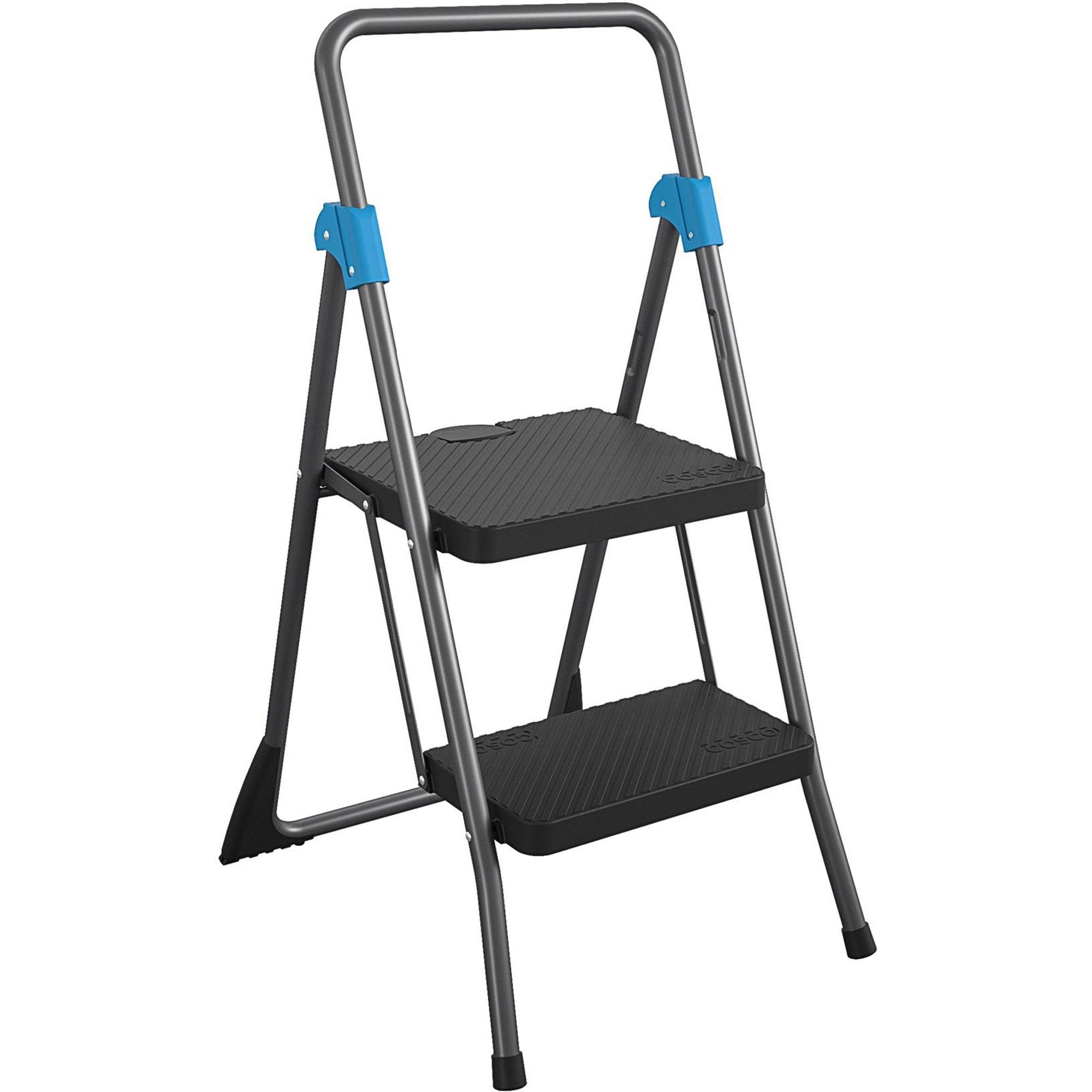 2 Step - 300 lb Load Capacity - 22.5" Width x 24.8" Depth x 39.5" Height - Gray