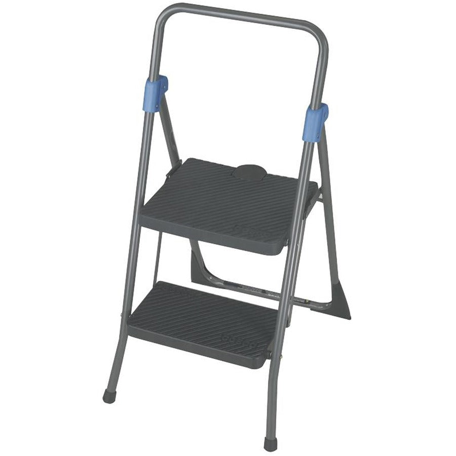 2 Step - 300 lb Load Capacity - 22.5" Width x 24.8" Depth x 39.5" Height - Gray