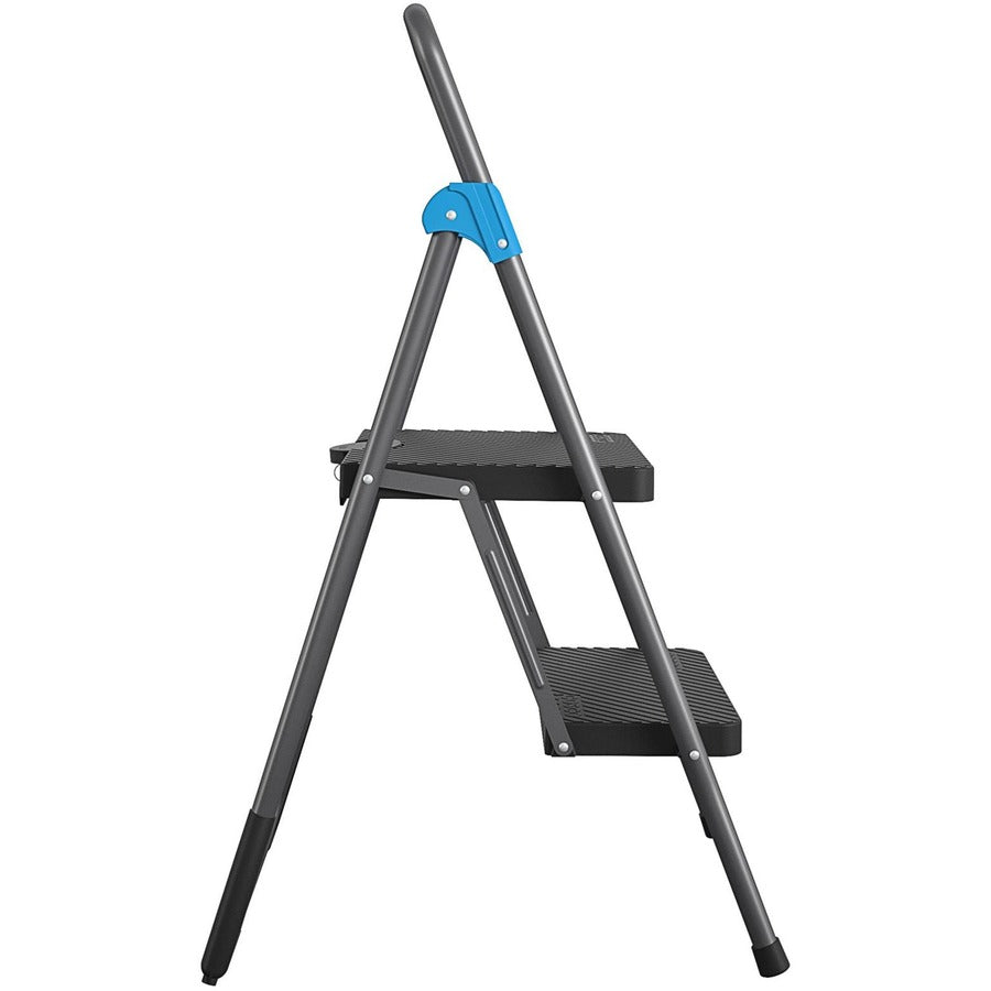 2 Step - 300 lb Load Capacity - 22.5" Width x 24.8" Depth x 39.5" Height - Gray