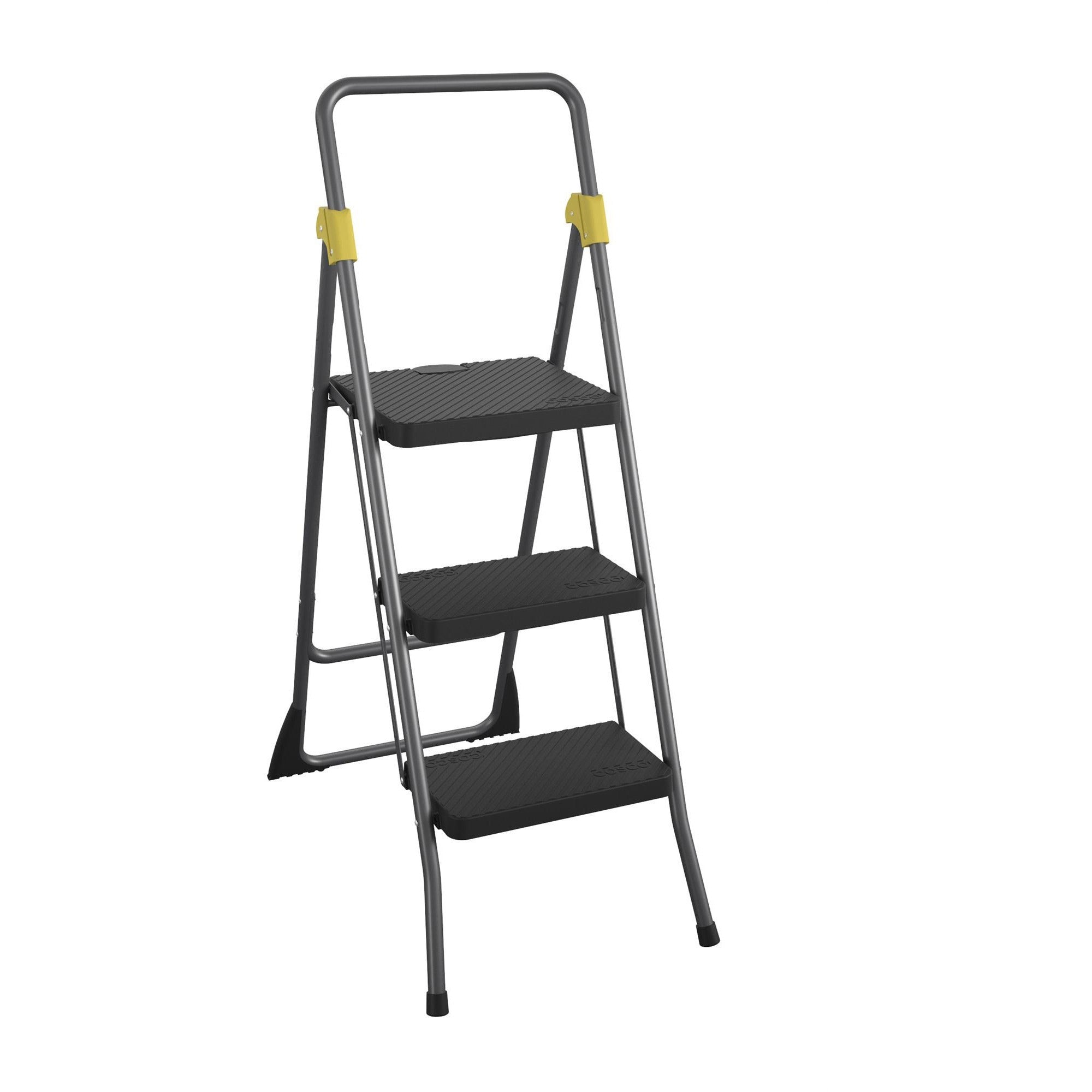 3 Step - 300 lb Load Capacity - 14.5" Width x 12.3" Depth x 56" Height - Gray Orange