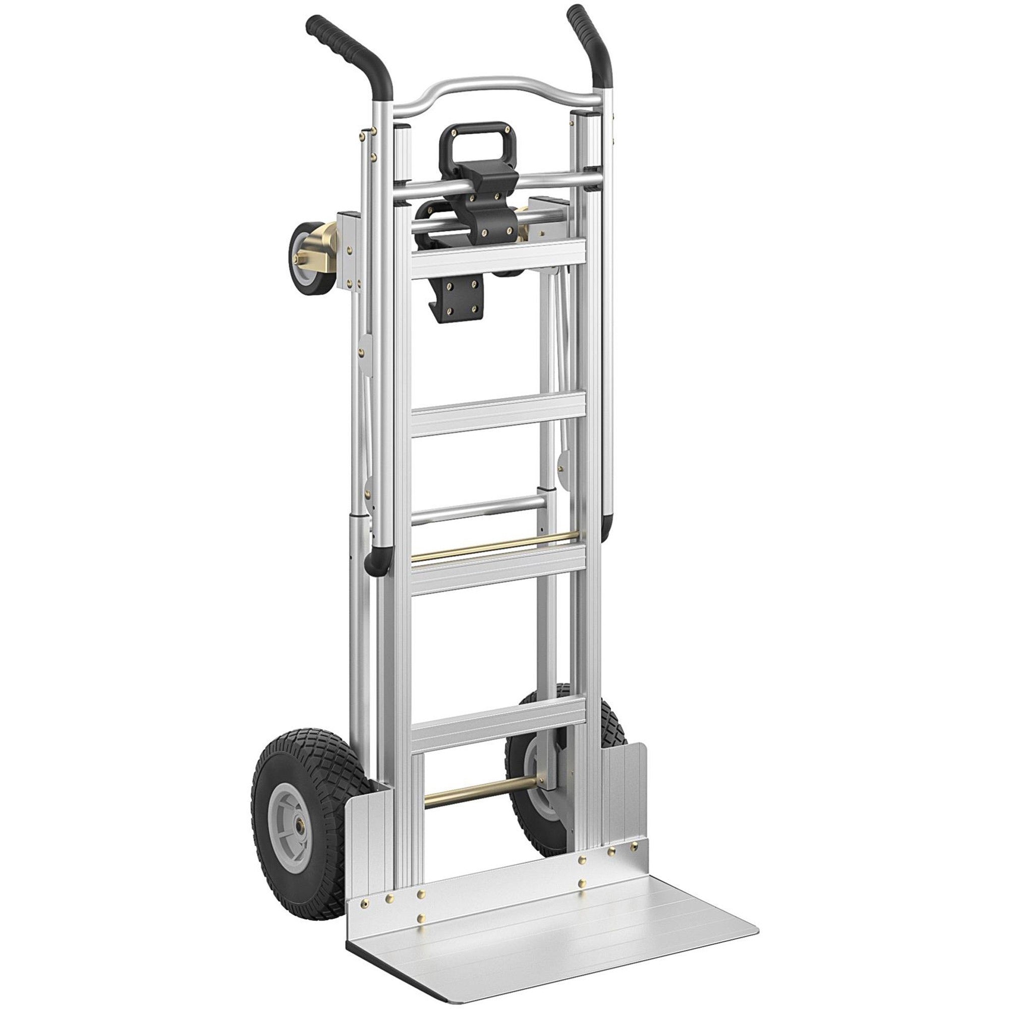 1000 lb Load Capacity - 4 Casters - Aluminum - 19" Width x 21" Depth x 47.50" Height - Silver Gray - 1 Each