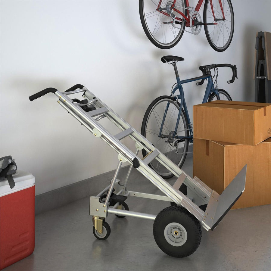 1000 lb Load Capacity - 4 Casters - Aluminum - 19" Width x 21" Depth x 47.50" Height - Silver Gray - 1 Each