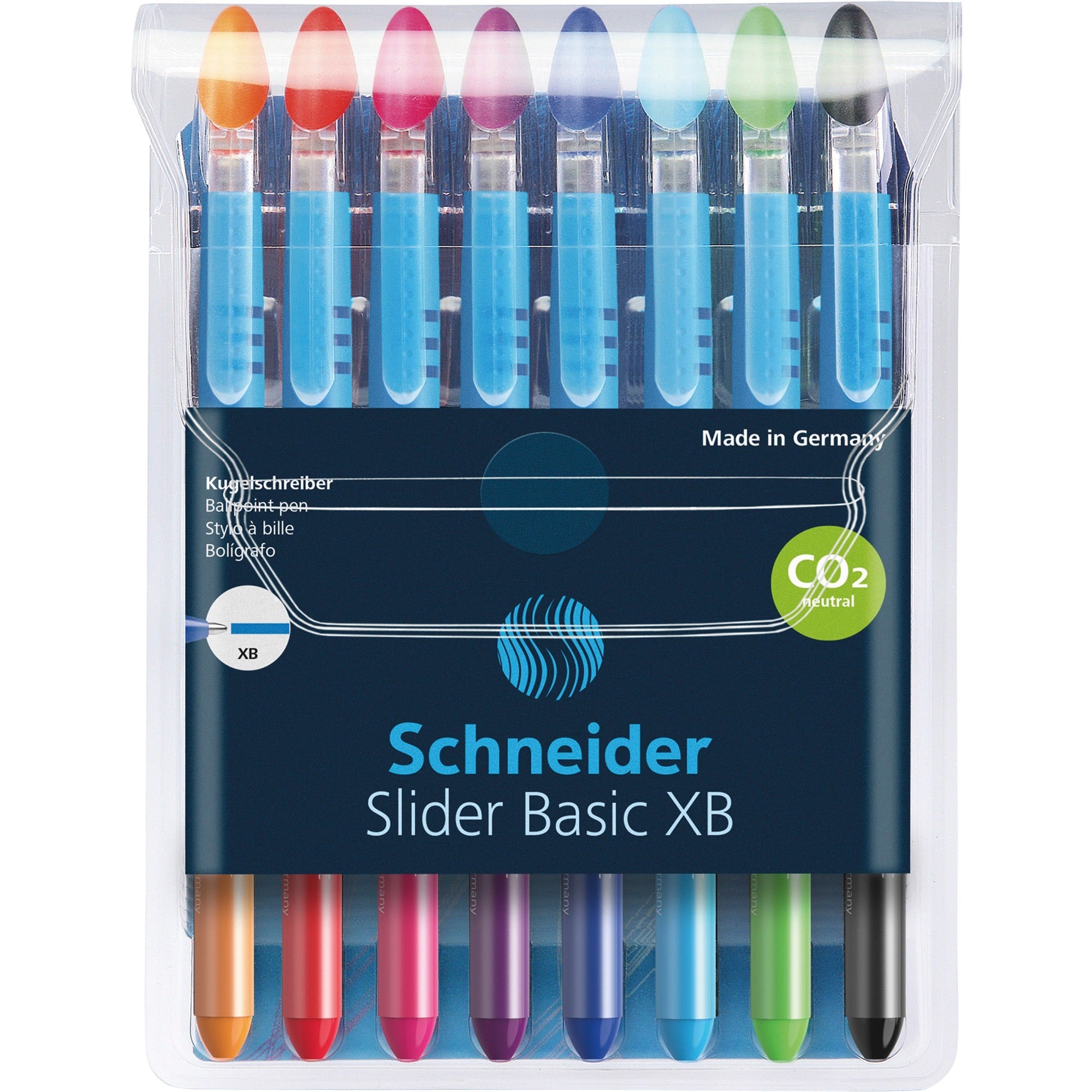 1.4 mm Extra Broad Pen Point - Black, Red, Blue, Light Green, Orange, Violet, Pink, Light Blue Ink - Transparent Rubberized, Black, Red, Blue, Light Green, Orange, Violet, Pink, Light Blue Barrel - Stainless Steel Tip - 1 Pack