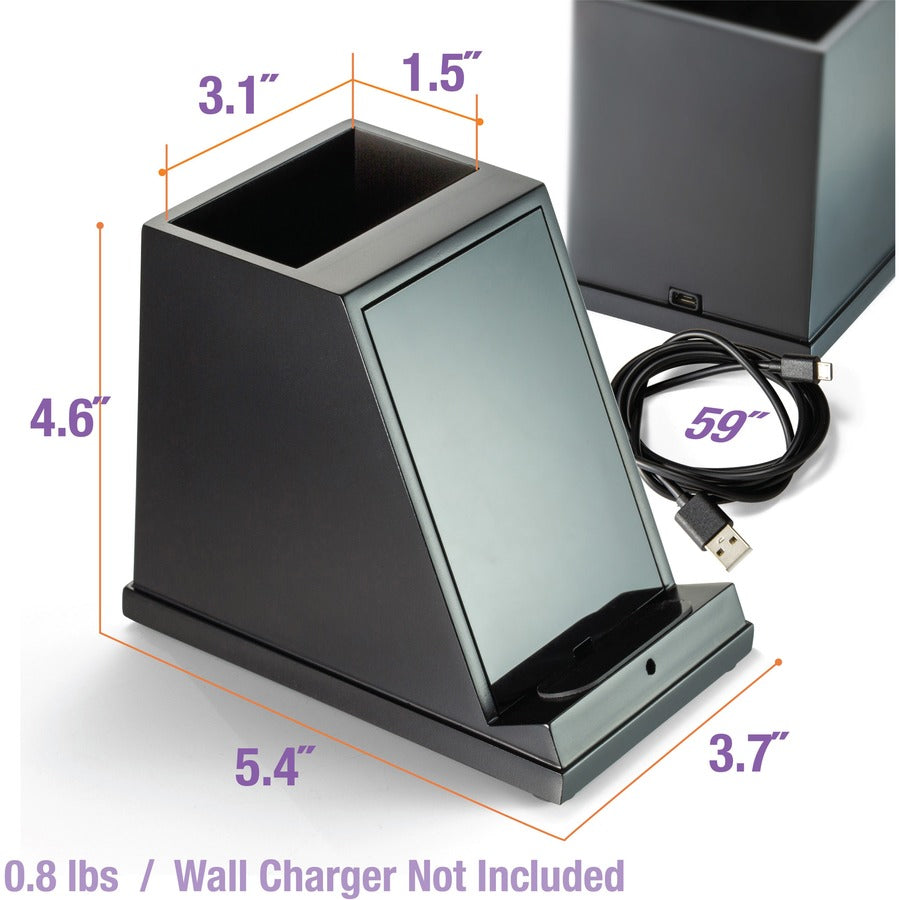 Victor CS100 Wireless Phone Charger with Pencil Cup