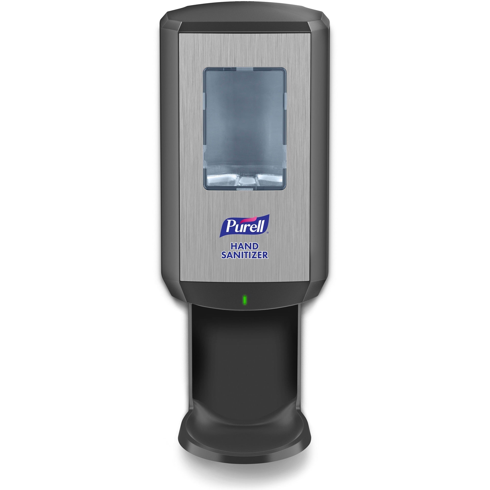 PURELL&reg; CS6 Hand Sanitizer Dispenser - Automatic - 1.27 quart Capacity - Support 4 x C Battery - Wall Mountable, Refillable, Site Window, Locking Mechanism, Touch-free - Graphite - 1 Carton