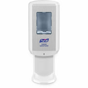 PURELL® CS6 Hand Sanitizer Dispenser - Automatic - 1.27 quart Capacity - Support 4 x C Battery - Wall Mountable, Refillable, Site Window, Locking Mechanism, Touch-free - White - 1 Carton